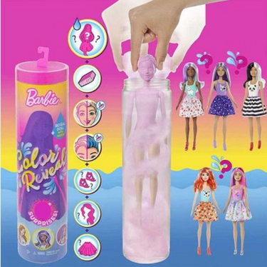 9 Surprises Color Reveal Decorate Doll